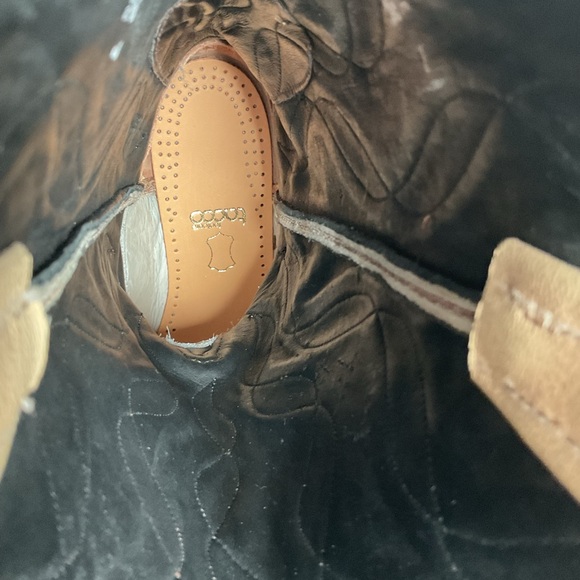 Tony Lama Royal Caiman Cowgirl Boots 7.5 M Belly Cut Tooled - Picture 9 of 16